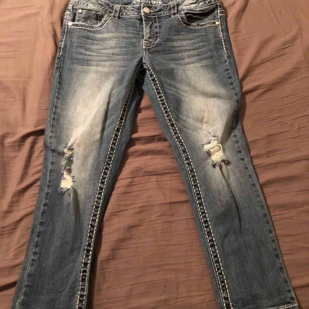 Jean capris - Picture 1 of 4